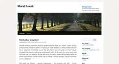 Desktop Screenshot of muratesenli.terapi.com